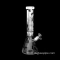 beaker smoking pipe Sandblasted serface glass water pipe